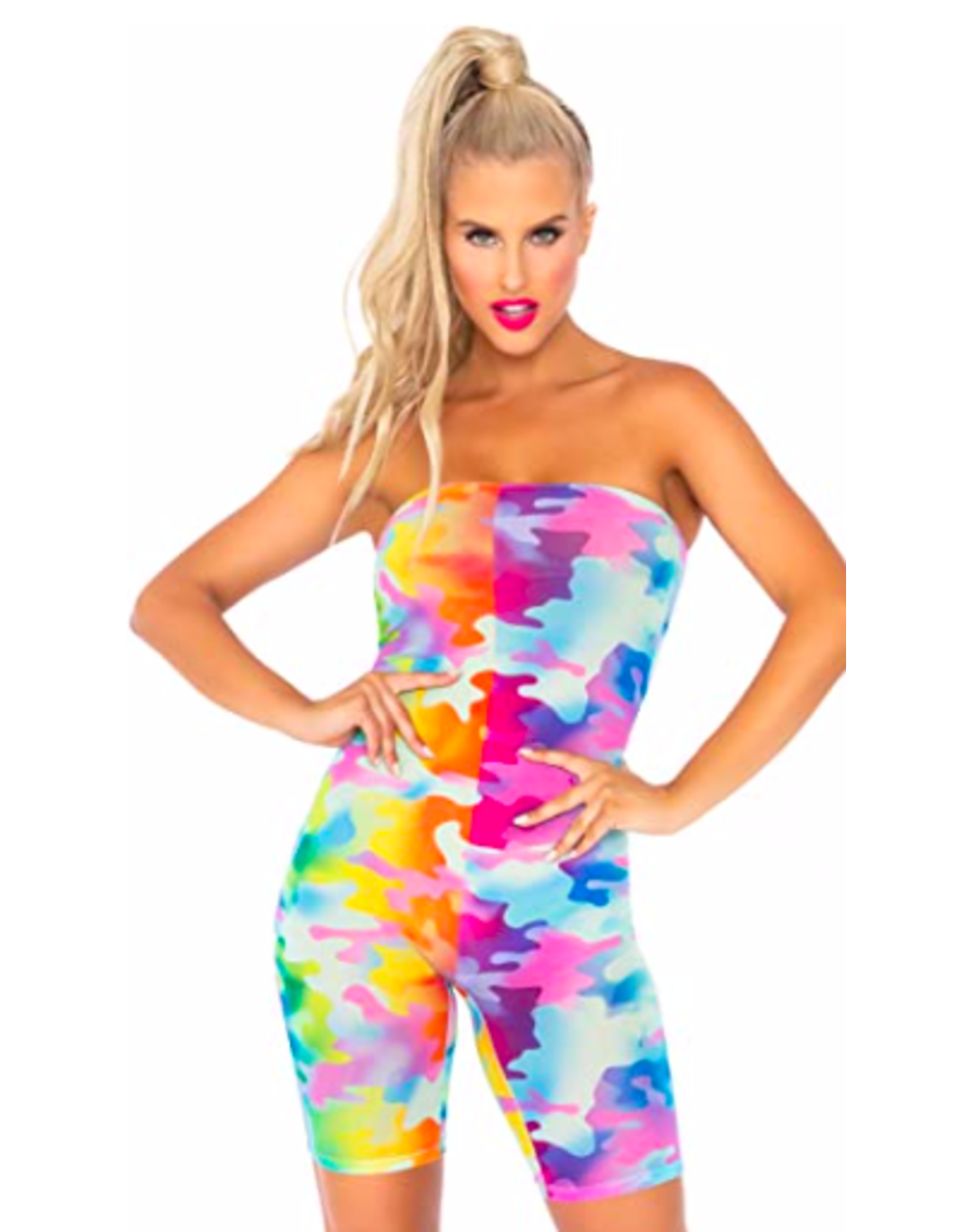 Leg Avenue Rainbow Camo Romper