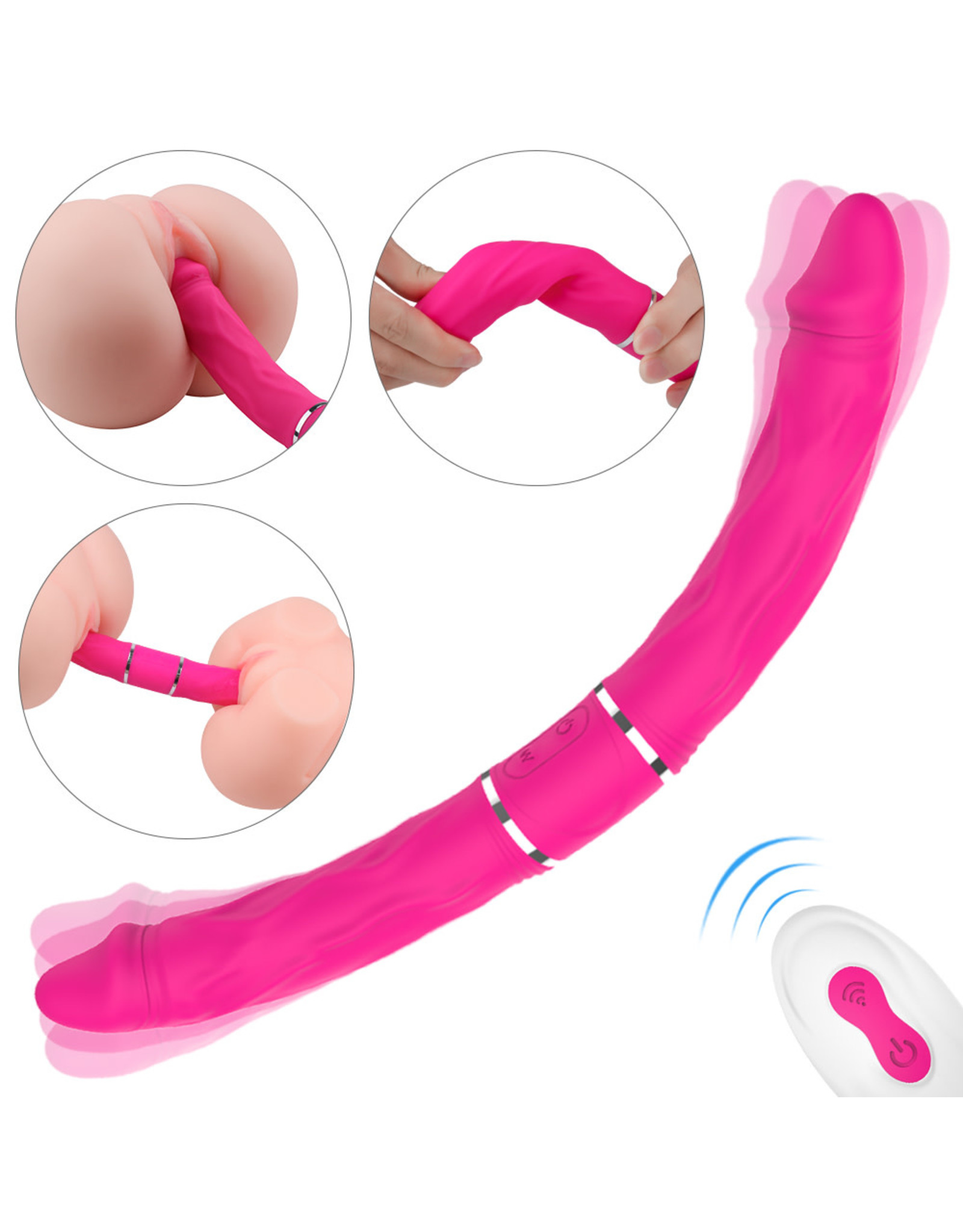 Babylon Babylon Double Vibrating RC Dildo