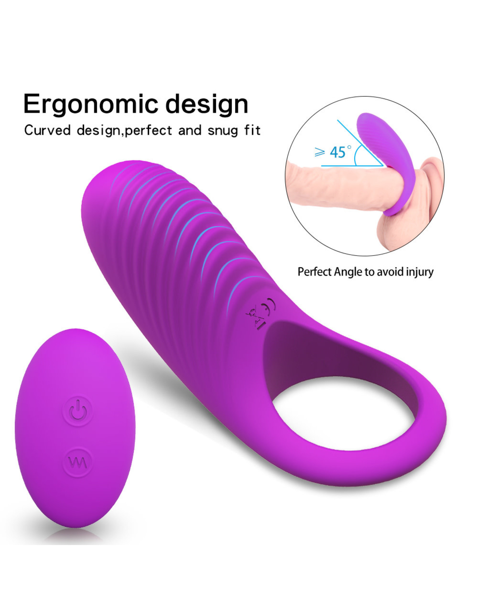 Babylon **Babylon Rechargeable Cockring with RC Vibrator