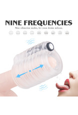 Babylon Babylon Clear Ribbed Vibrating Stroker