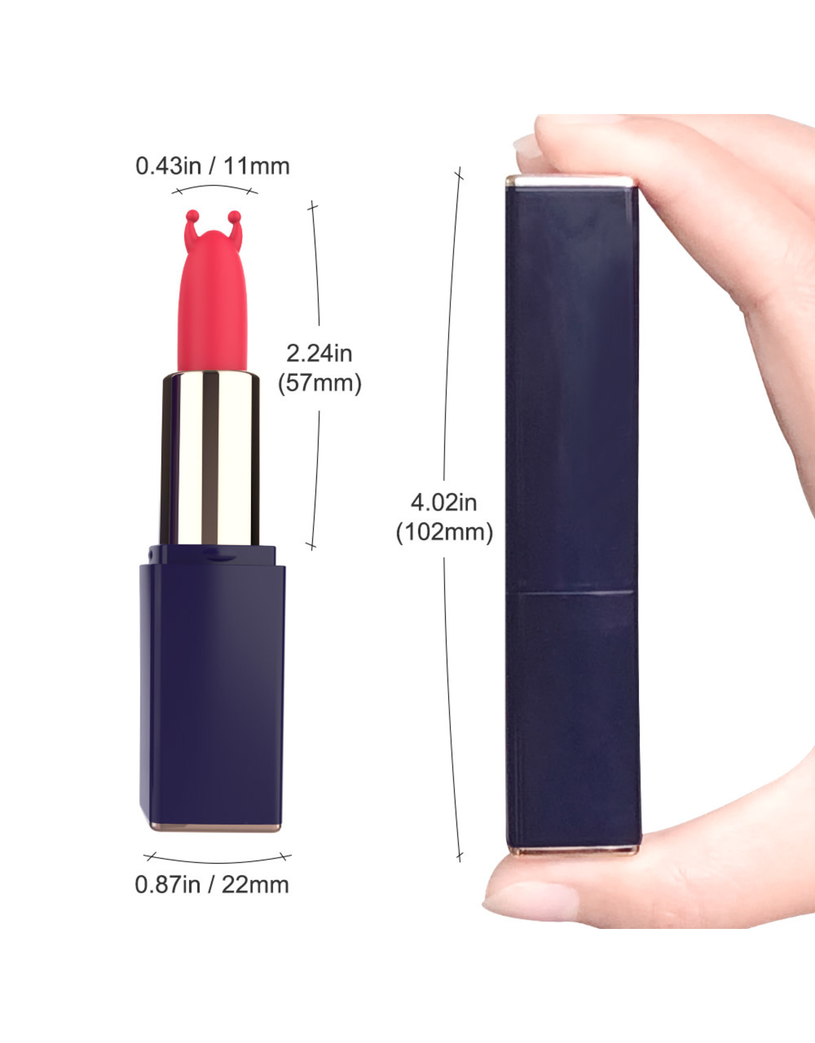 Babylon **MagicBator Waterproof Lipstick with 3 Attachments