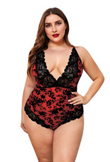 Babylon Promise Red Lace Teddy 2X