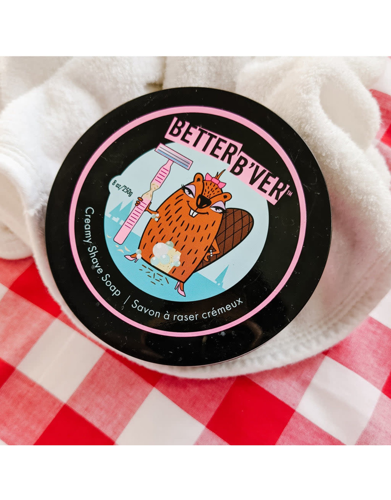 Walton Wood Farms Better B'ver Creamy Shave Soap 8oz