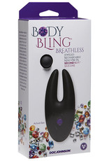 Body Bling Clit Cuddler Mini Vibe in Second Skin Silicone Purple