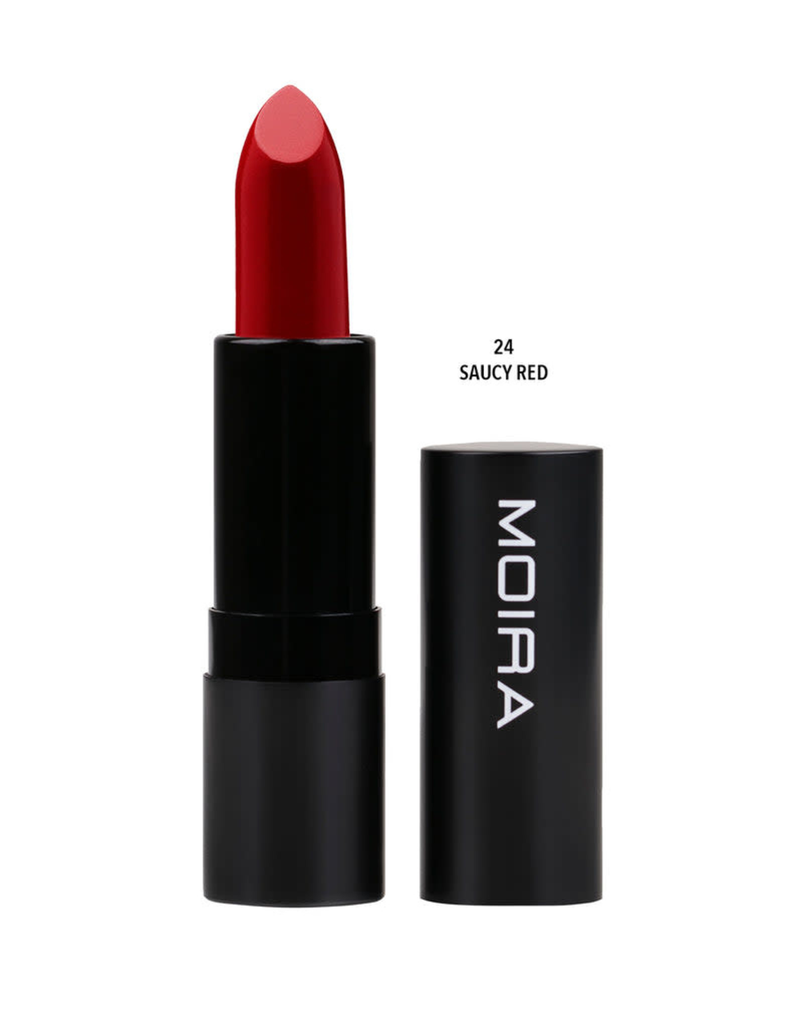 Moira Defiant Lipstick Scarlet Red 003