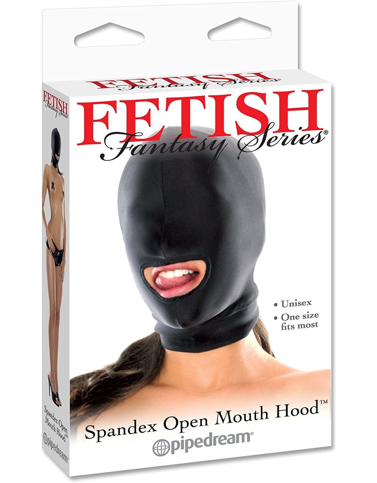 Pipedream Fetish Fantasy Open Mouth Spandex Hood