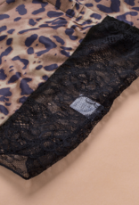 Leopard Cami Shorts Two Piece Lingerie Set Plus Size