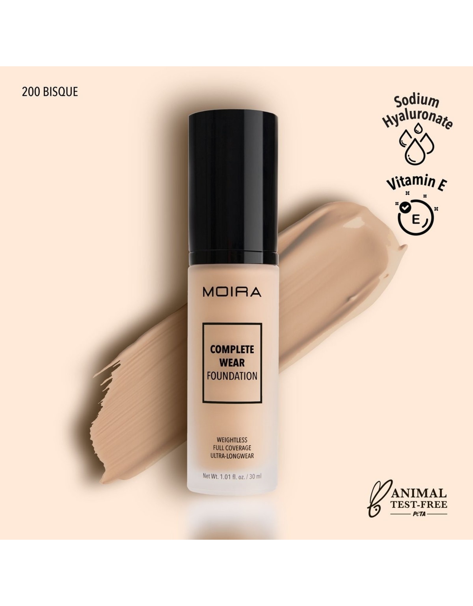 Moira Moira Complete Wear Foundation 50% OFF ORIG. PRICE $10.99