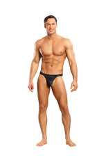 Male Power Bong Thong Black