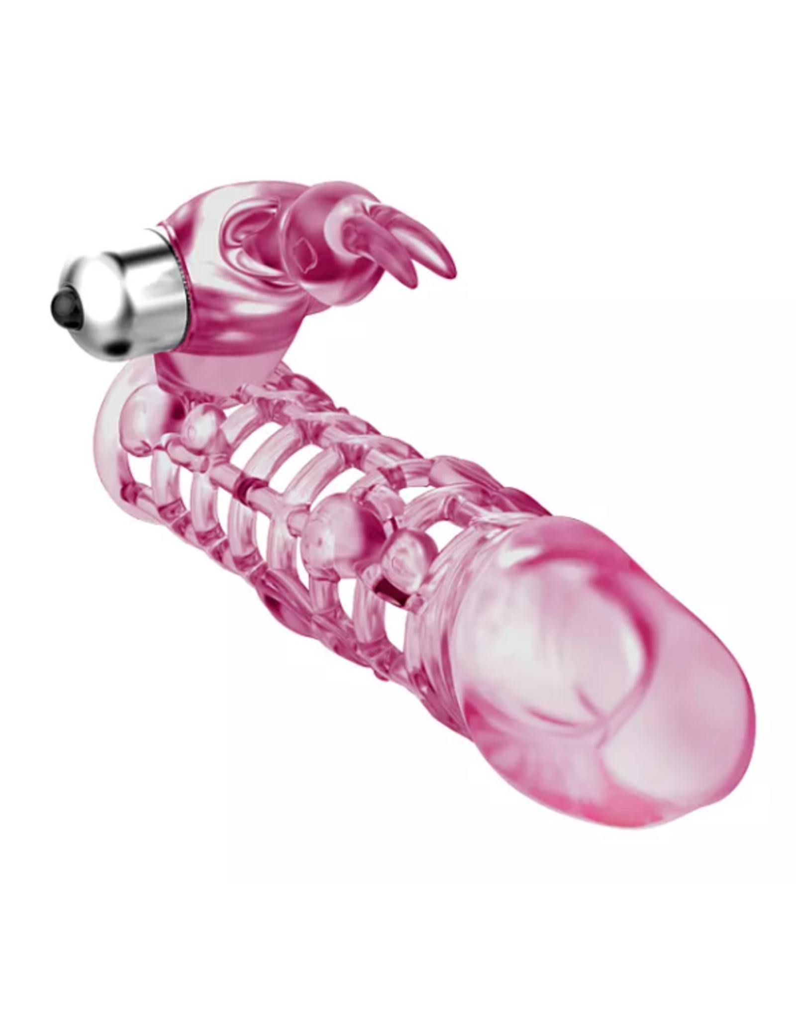 Peachy Novelties Vibrating Rabbit Sleeve (pink)