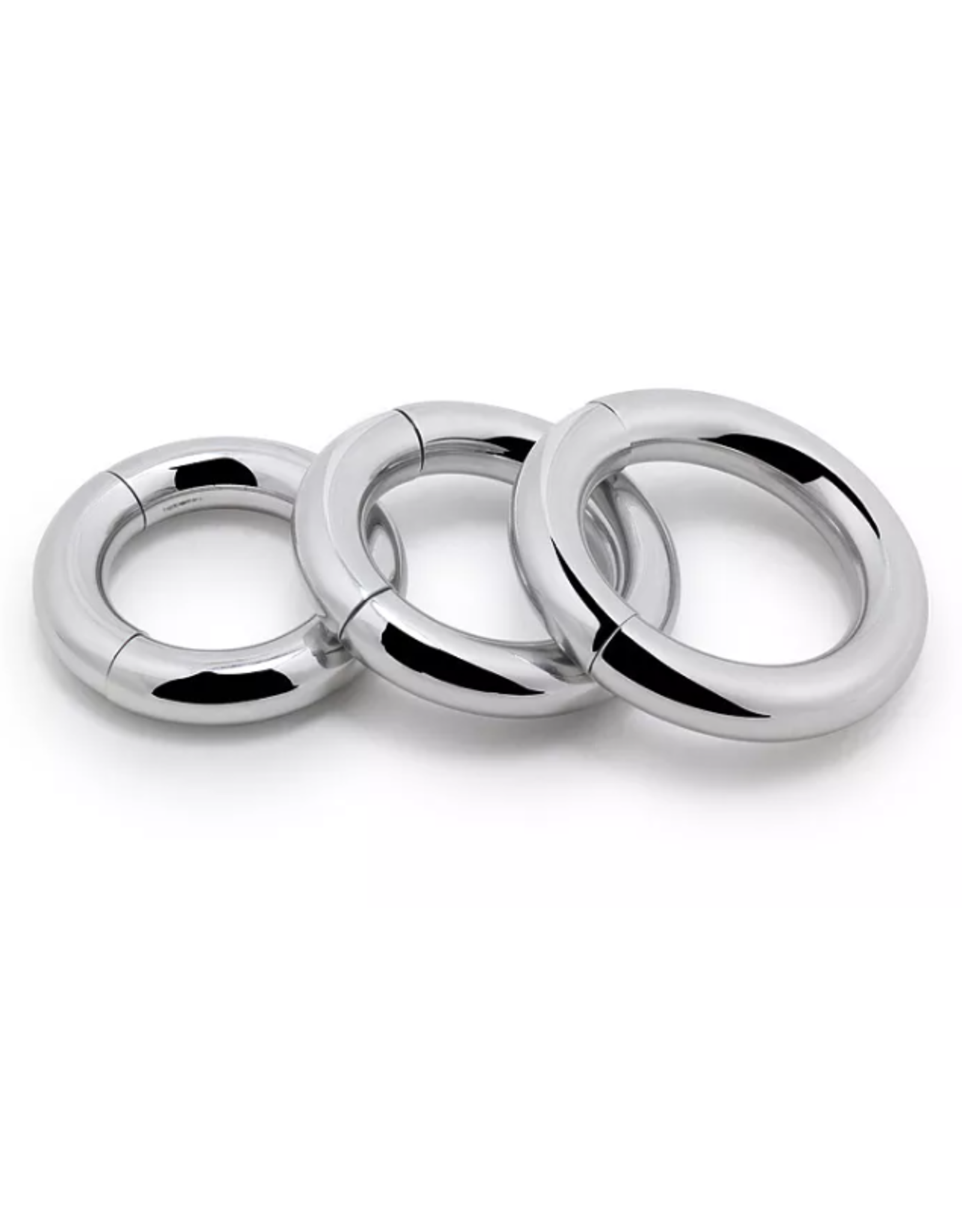 Peachy Novelties Stainless Steel Magnetic C-Rings