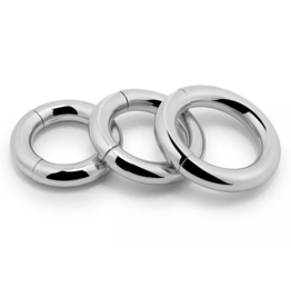 Peachy Novelties Stainless Steel Magnetic C-Rings