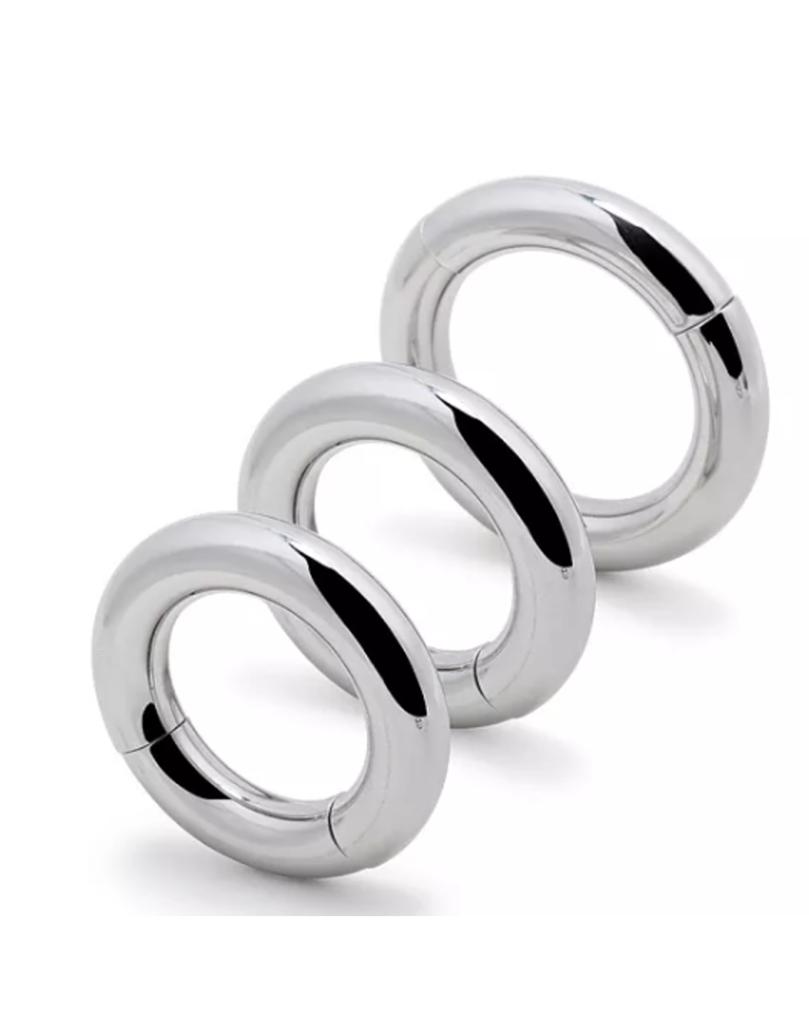 Peachy Novelties Stainless Steel Magnetic C-Rings