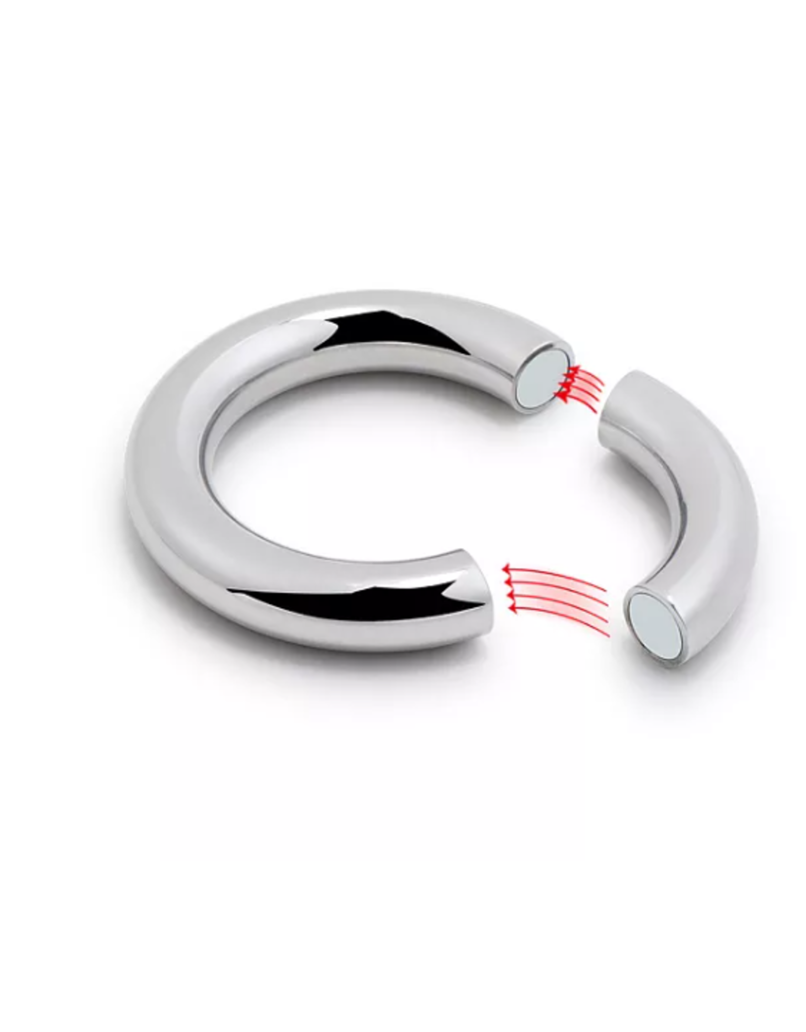 Peachy Novelties Stainless Steel Magnetic C-Rings