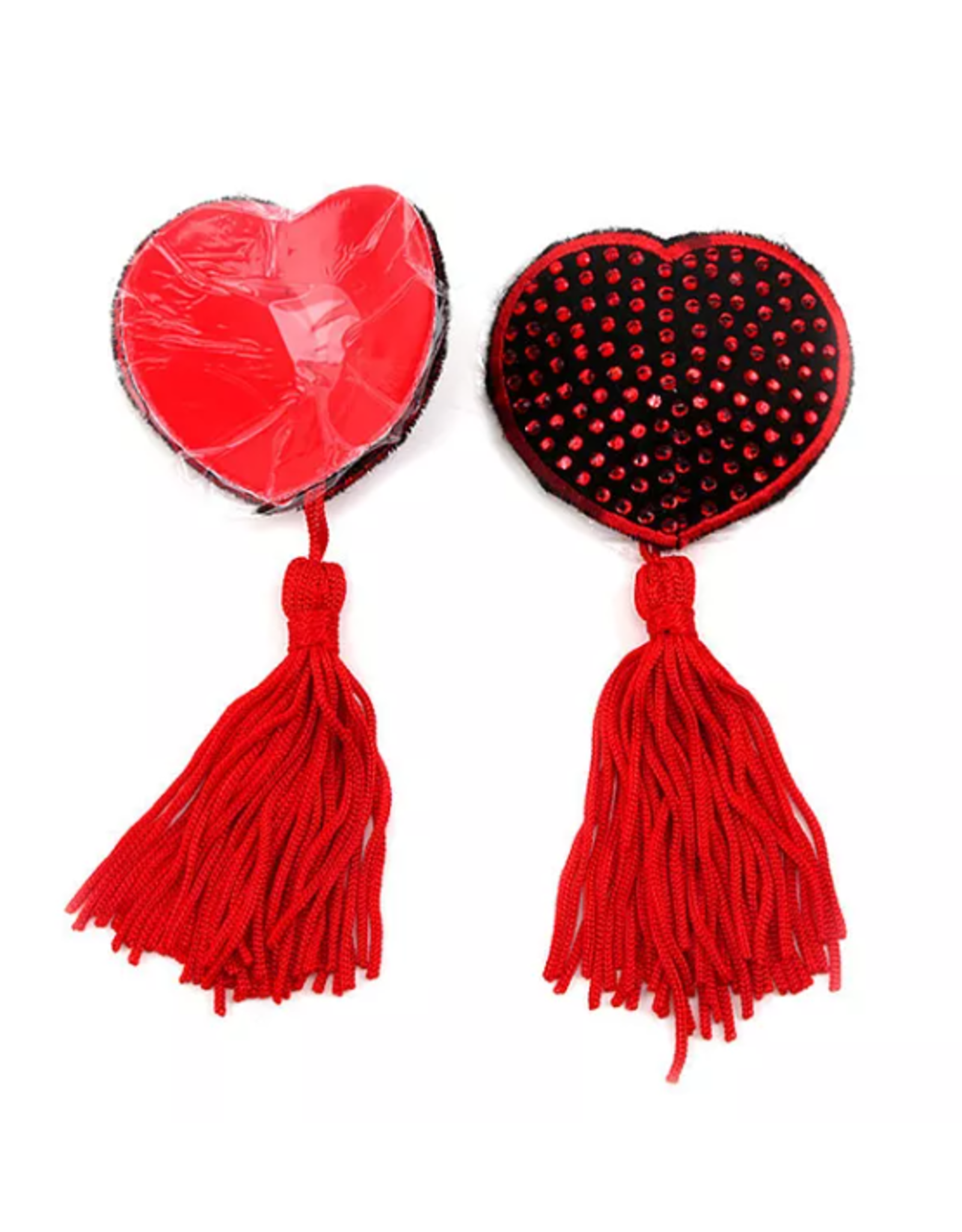 BDSM Heart Nipple Tassels Sex Toy SVG