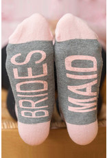 Babylon Babylon Brides Maid Pink Wedding Party Socks