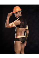 Babylon Orange Fireman Costume One Size