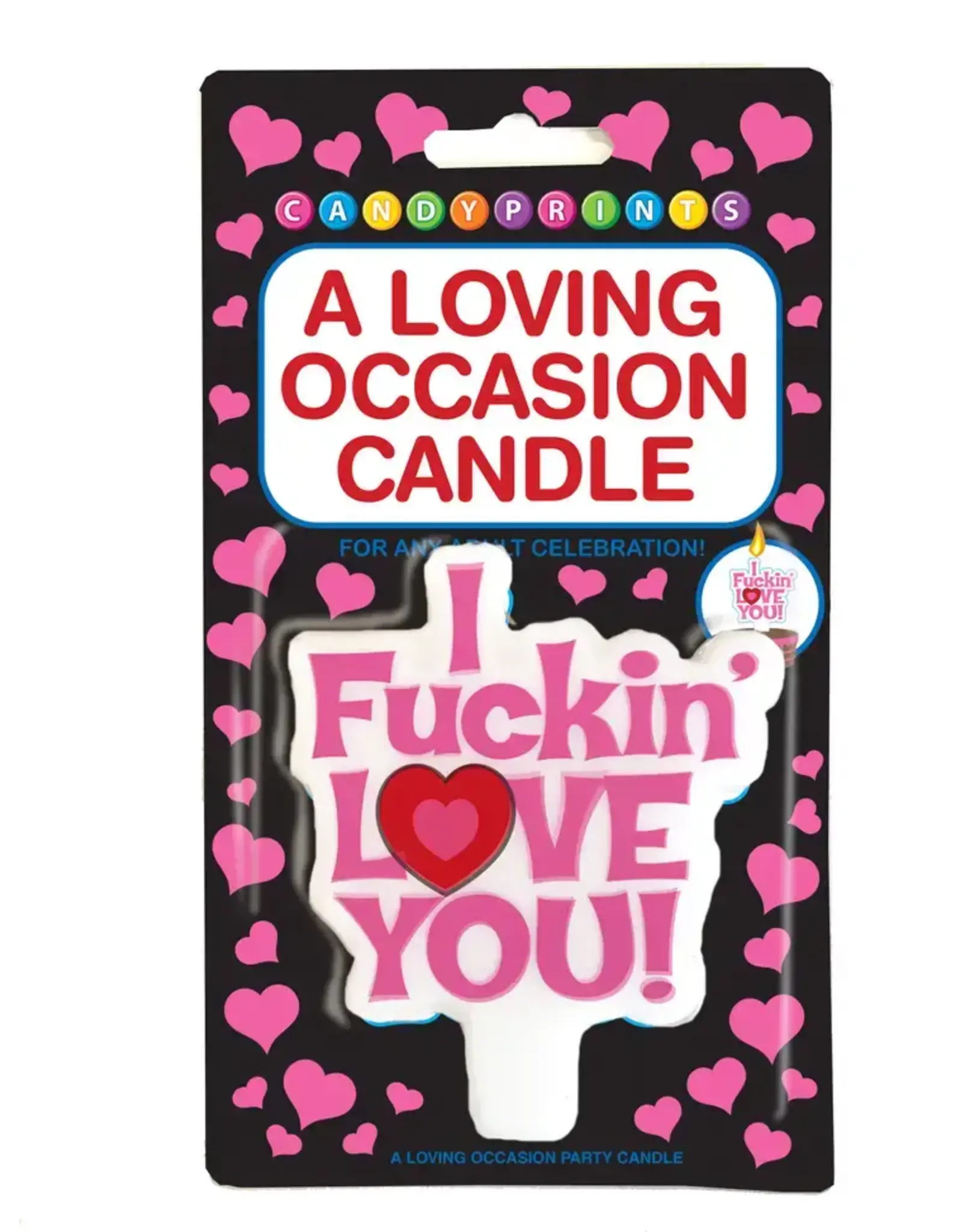 LG I Fuckin Love You Candle