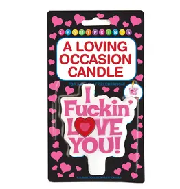 LG I Fuckin Love You Candle