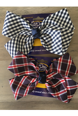 Ee Dee Large Plaid Bow