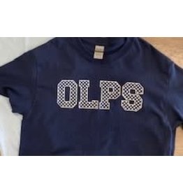 Tee  Navy w/  OLPS Plaid