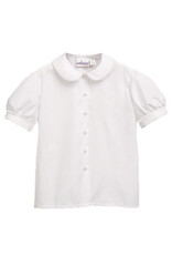 Becky Thatcher Peter Pan S/S w/ White piping Girls  Add a patch for $5