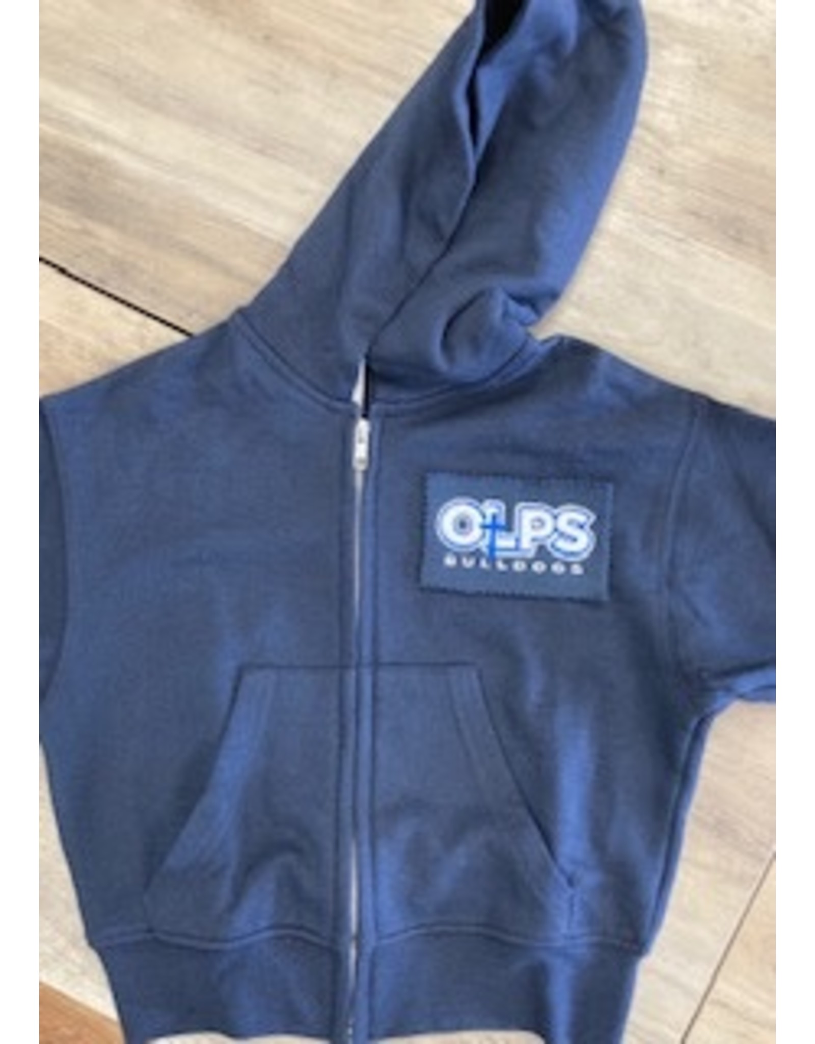 A+ OLPS full zip hoodie -navy-