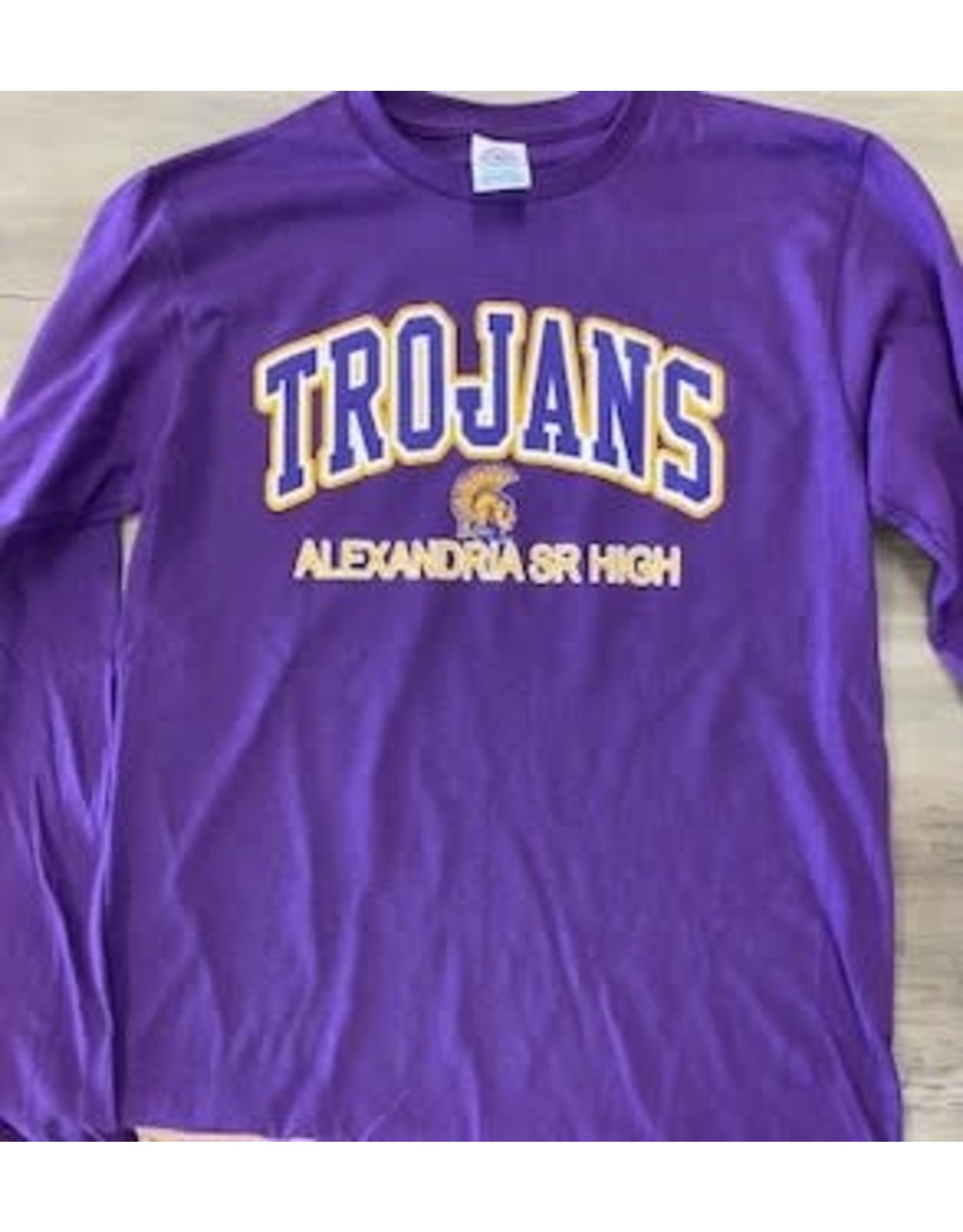 Trojans Purple L/S