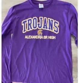 Trojans Purple L/S