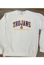 Jerzees Trojans sweatshirt/ White