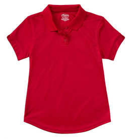 Classroom Junior S/S Polo Moisture Wicking RED 2XL