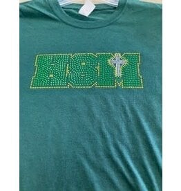 Rhinestone HSM Green Tee