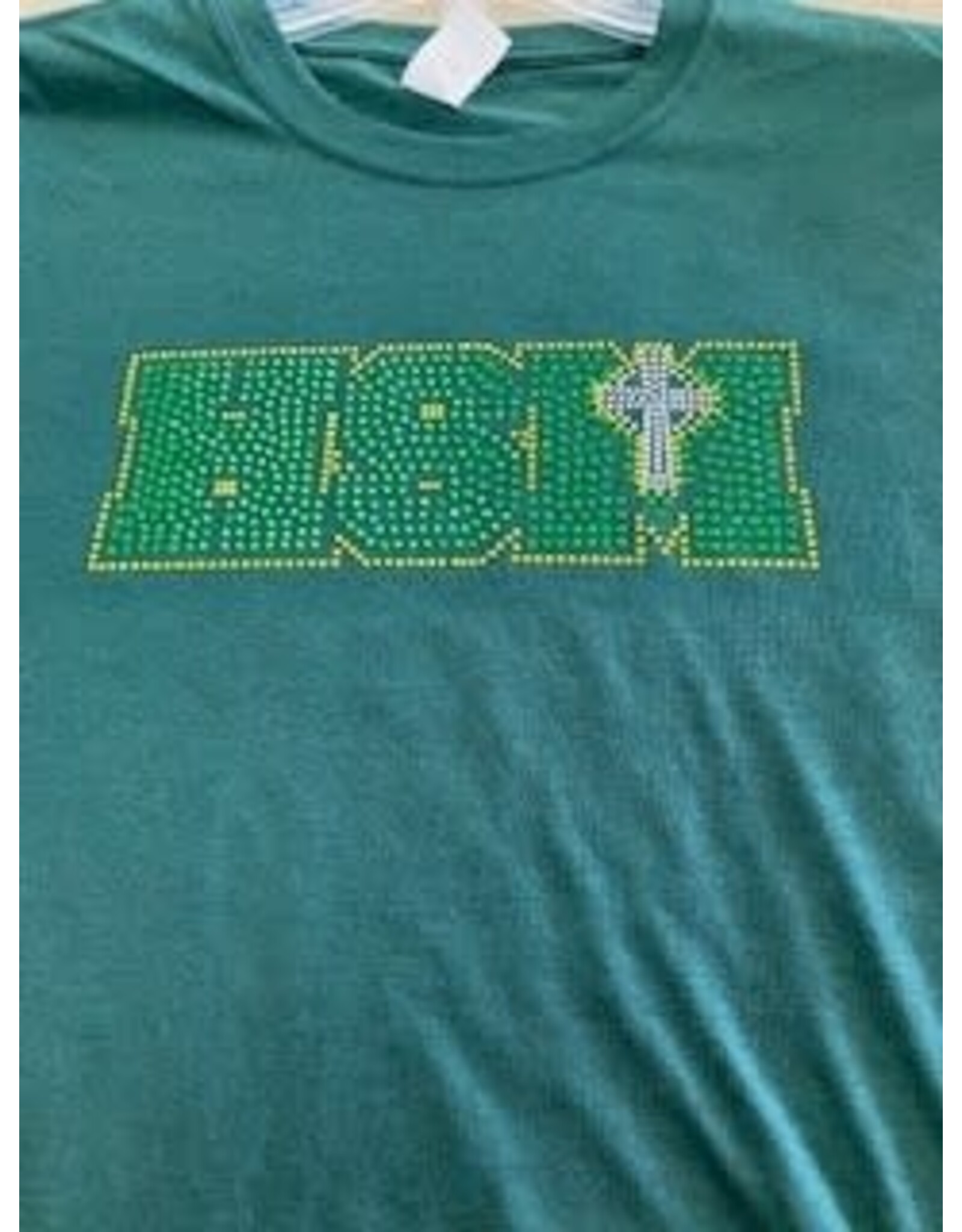 Rhinestone HSM Green Tee