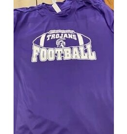 Trojan Football Purple M/W Tee