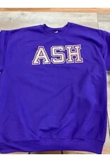 Purple Sweatshirt/ ASH Gold