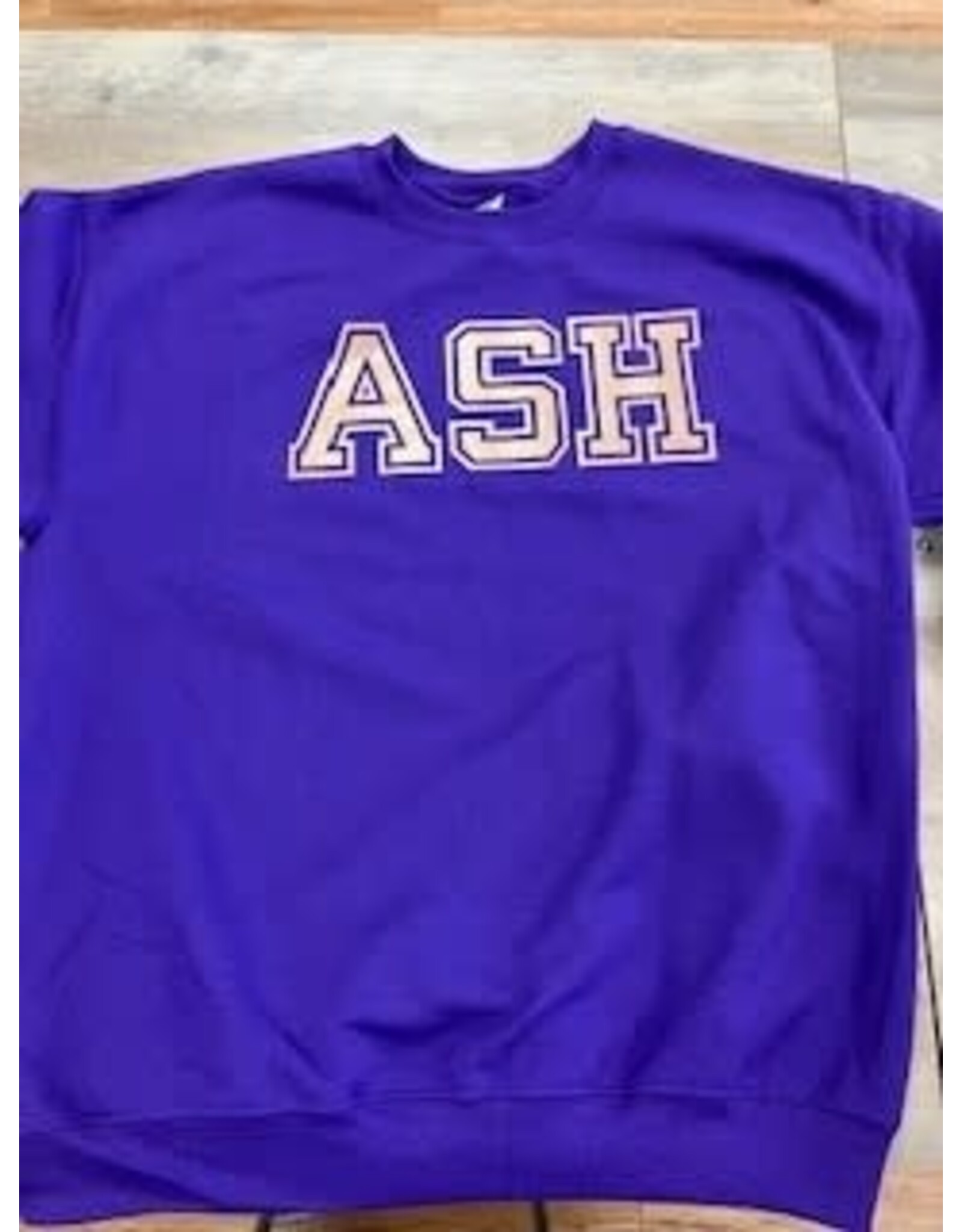 Purple Sweatshirt/ ASH Gold TROJANS