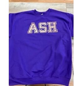Purple Sweatshirt/ ASH Gold TROJANS