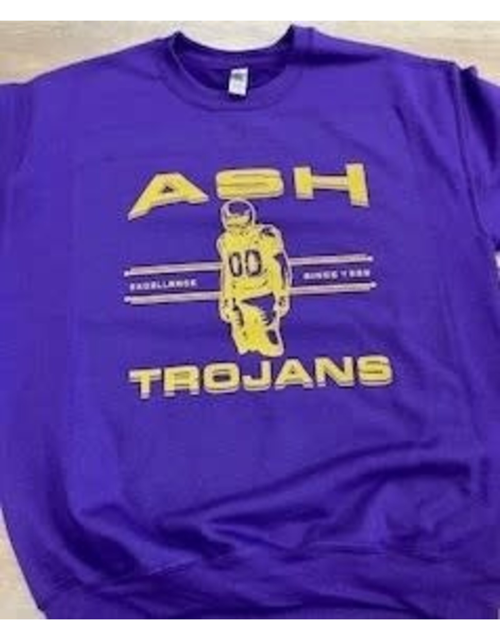 Purple Sweatshirt/ ASH Football est 1969