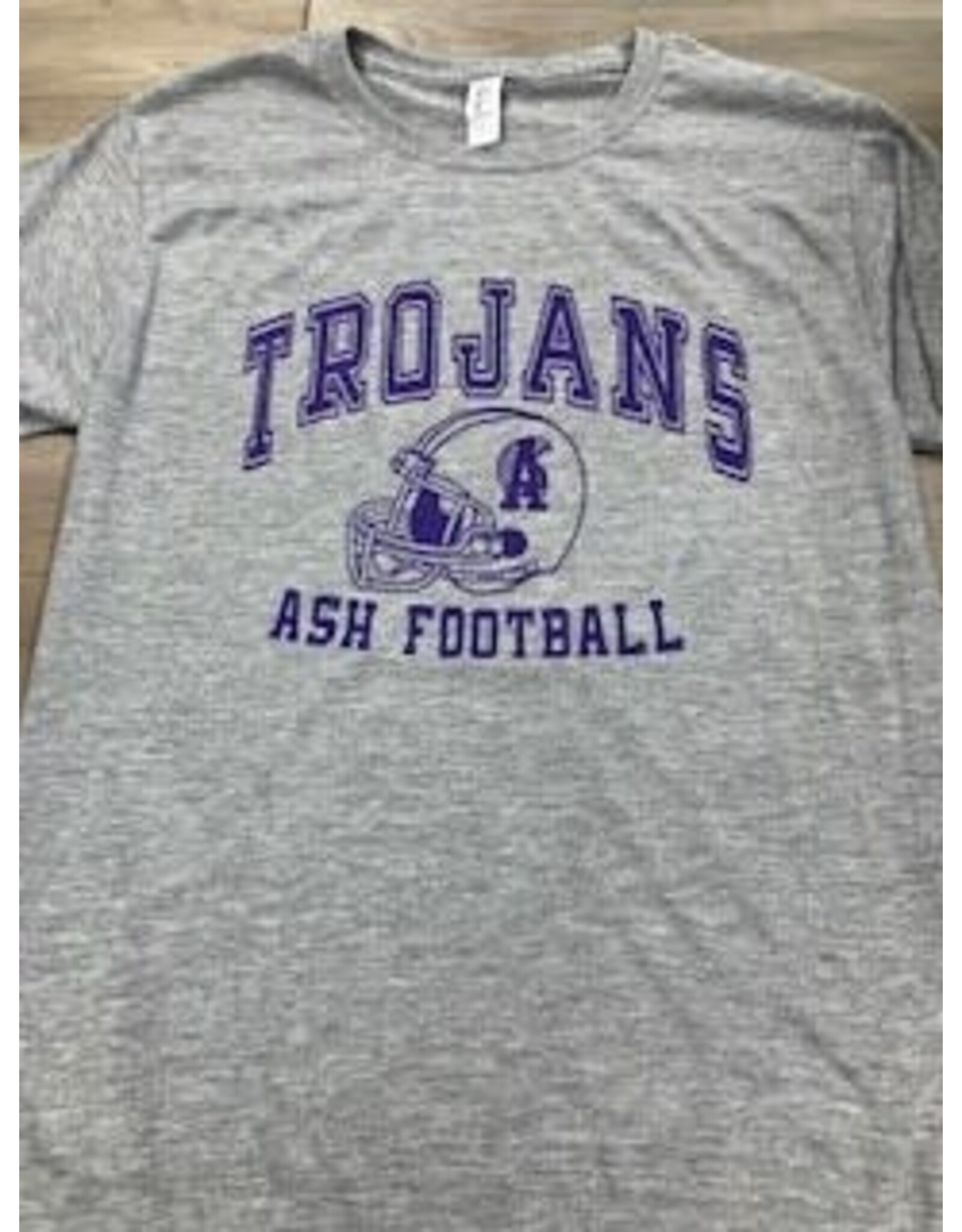 Trojans football helmet dri-fit Jerzees tee