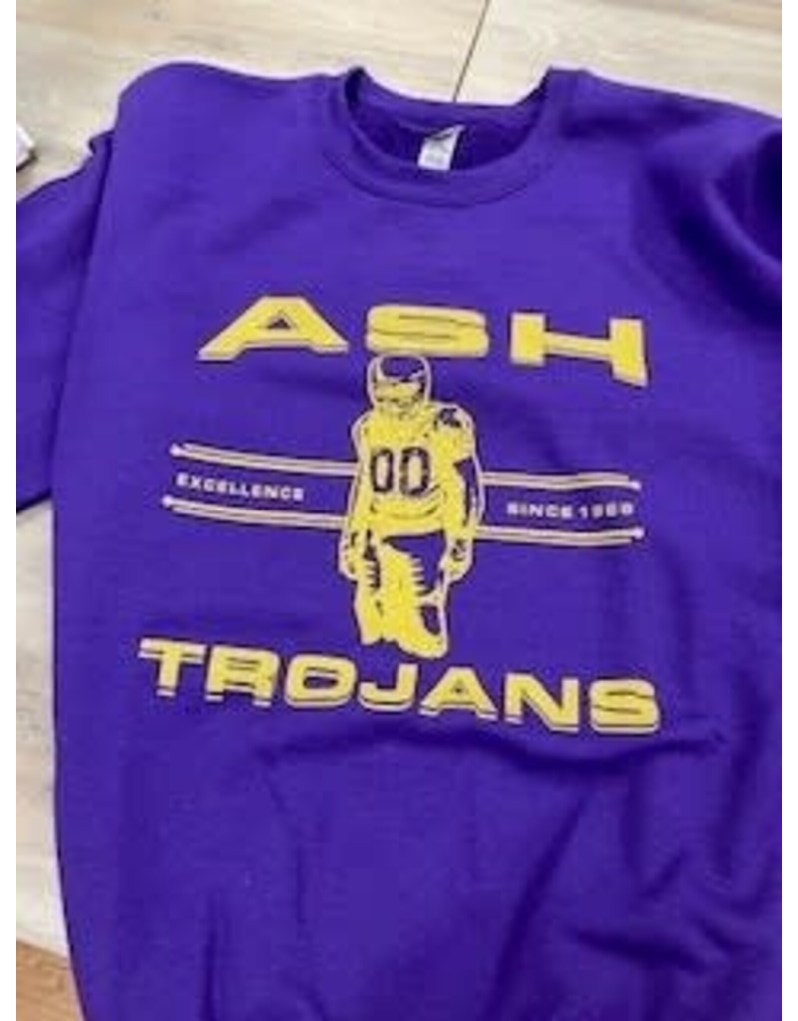 Purple Sweatshirt/ ASH Football est 1969