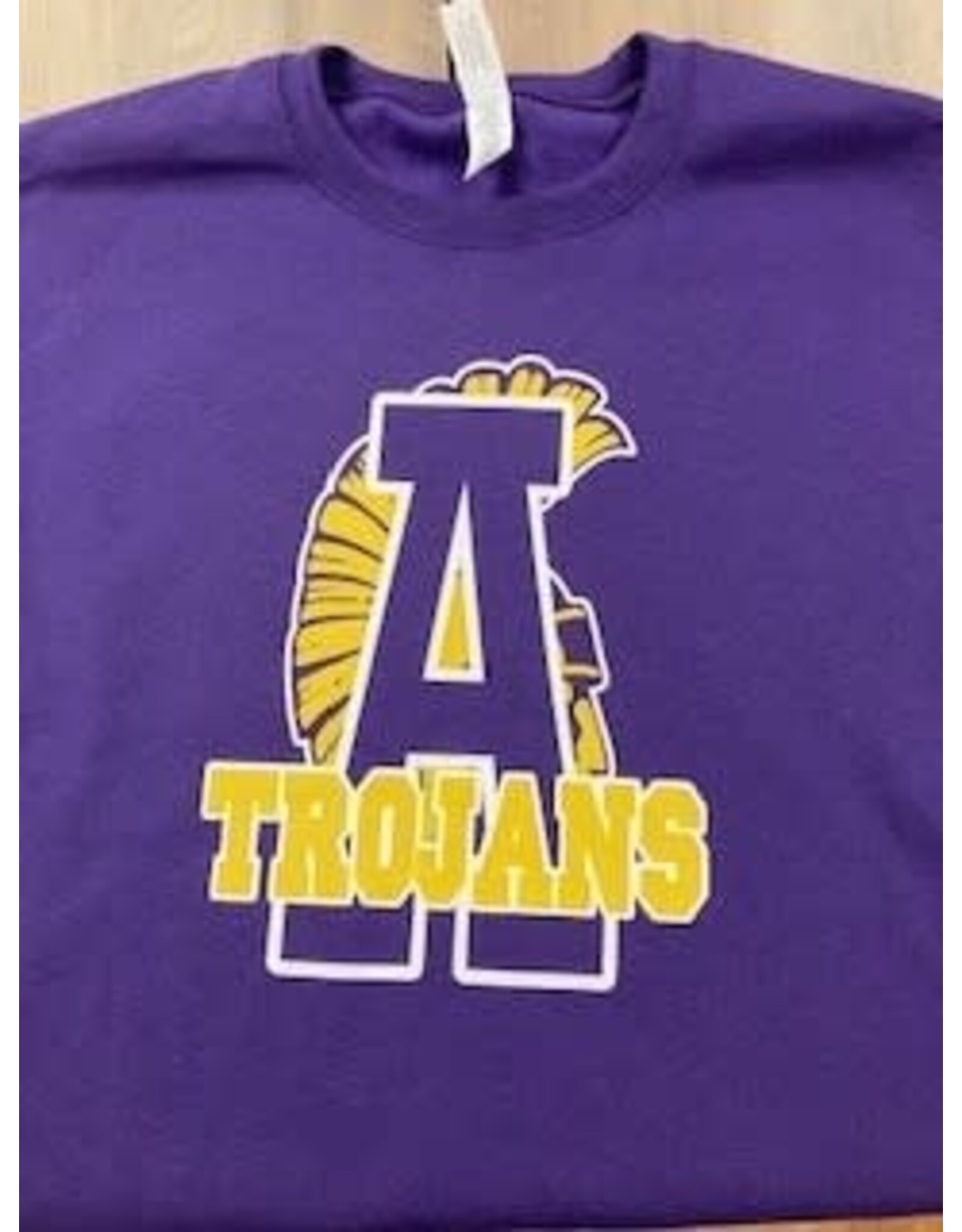 Nu Blend Jerzees BIG A TROJANS PURPLE SWEATSHIRT