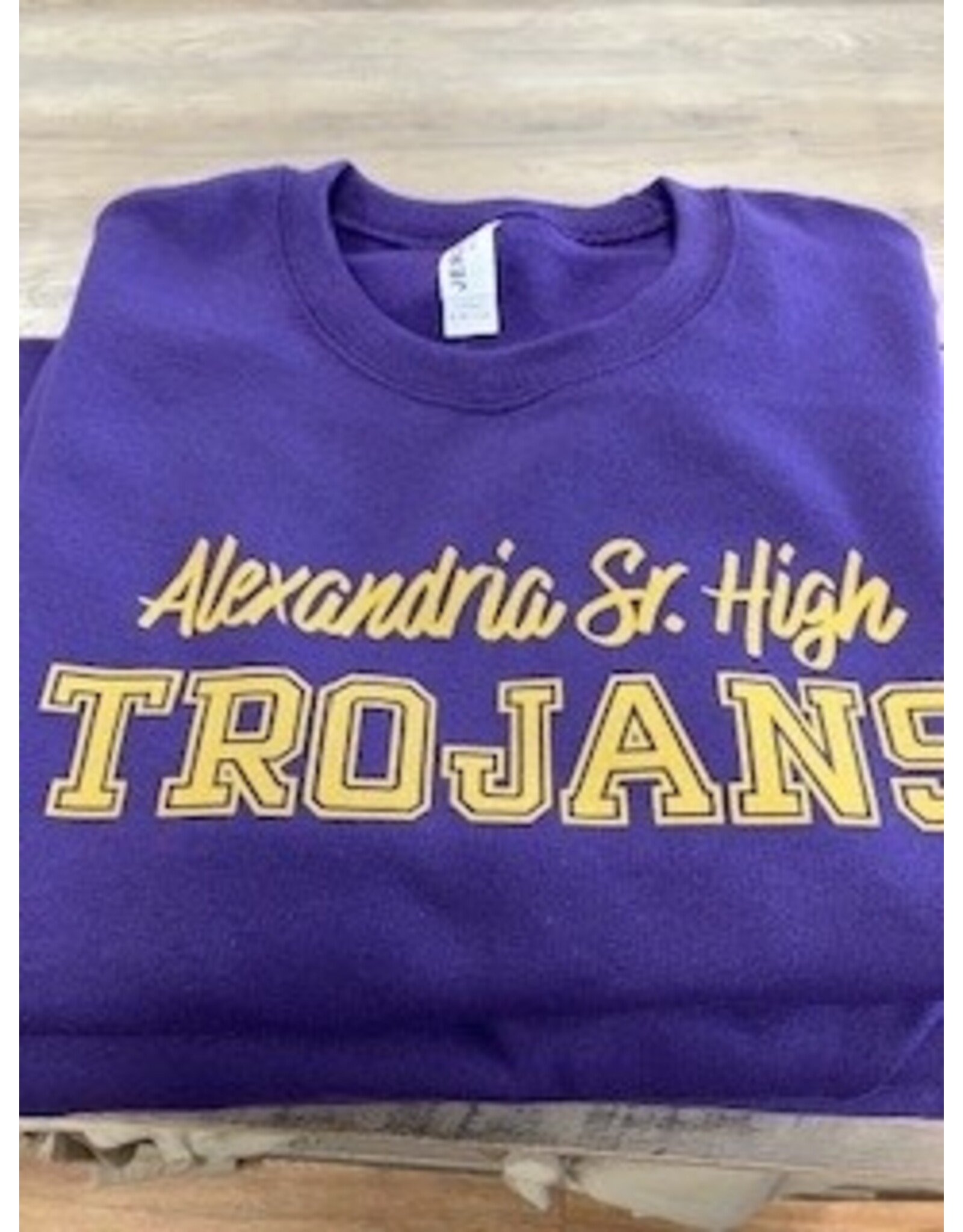 Nu Blend Jerzees Alexandria Sr. High Purple Sweatshirt