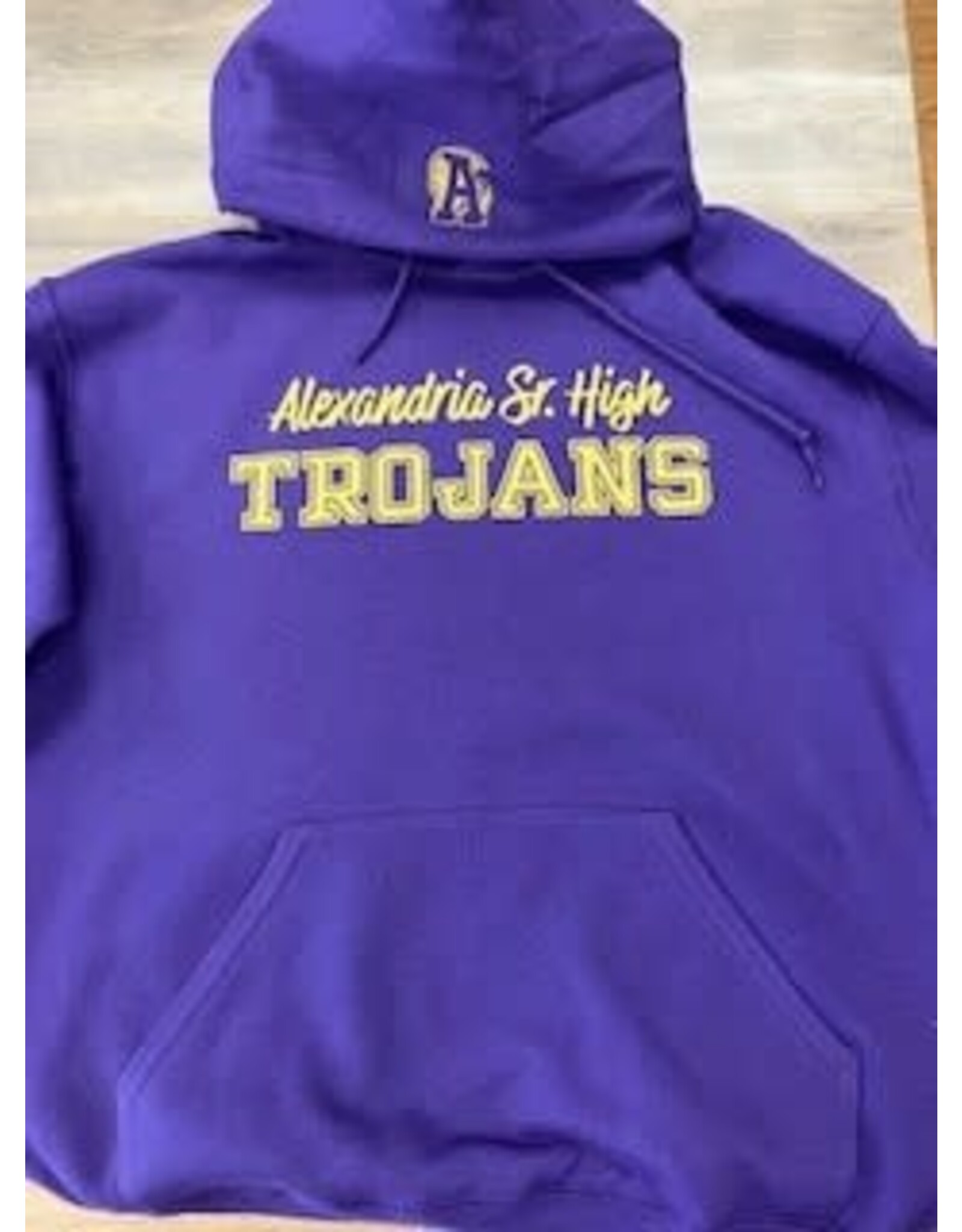 Nu Blend Jerzees Alex Sr. High Purple Trojan Hoodie