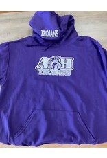 ASH Reflective Purple Hoodie TROJANS
