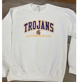 Jerzees Trojans sweatshirt/ White