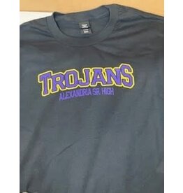 TrojanS Black LS Tee