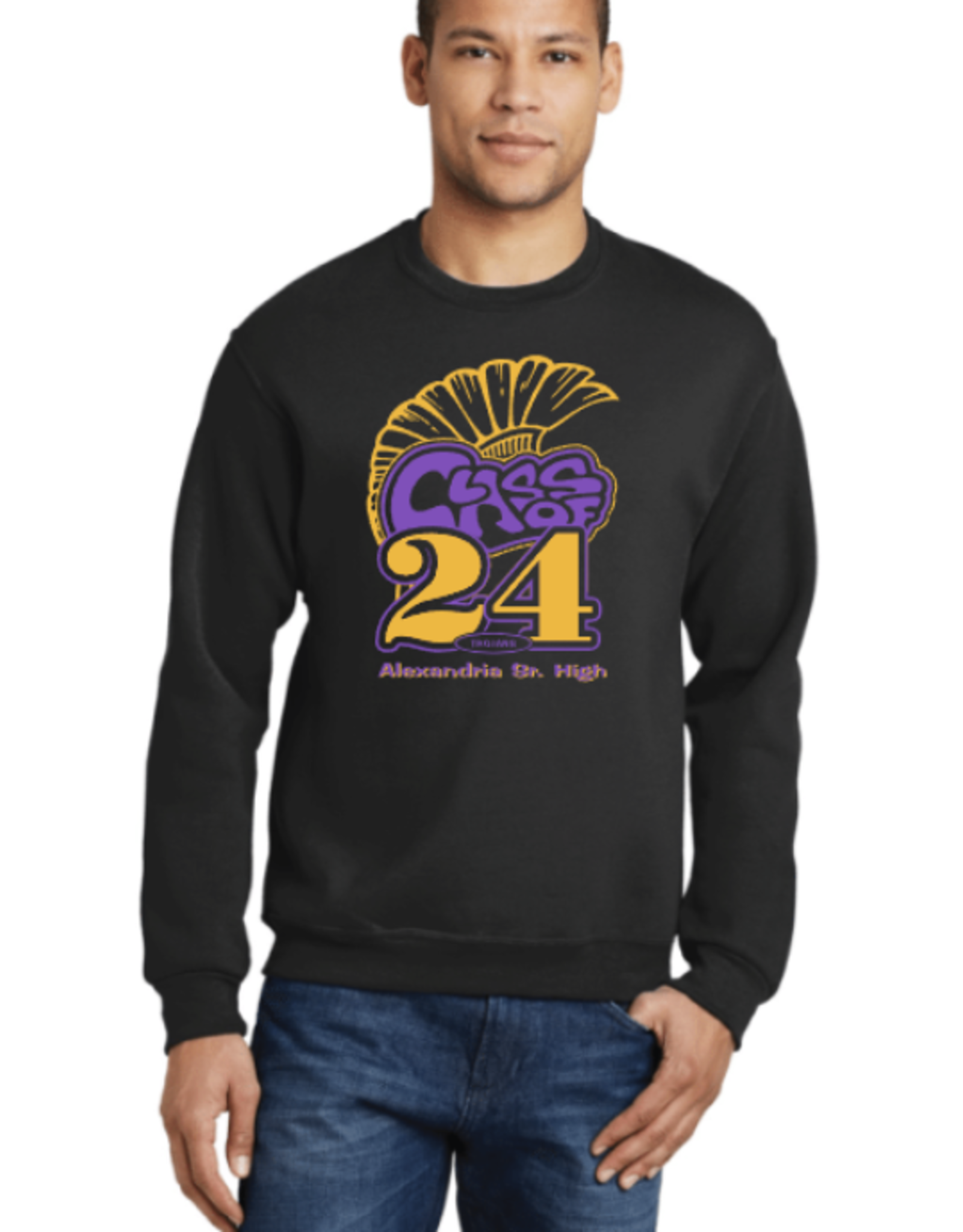 Gildan ASH Class of 24 Black SWEATSHIRT  ORDER