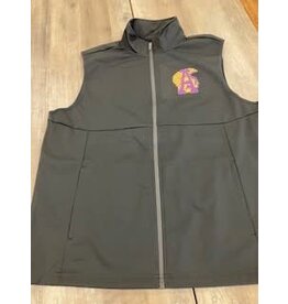 Sport-Tek ASH Soft Shell Vest Deep Black TROJANS