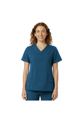 Spectrum Womens WYND Multi-Pocket Scrub Top