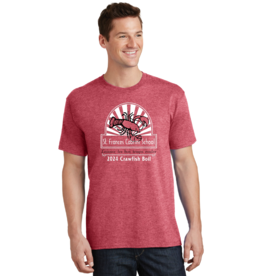 Port & Co 2024 Cabrini Crawfish Boil Tee Heather Red/ DELIVERY TO SCHOOL BY 4/25